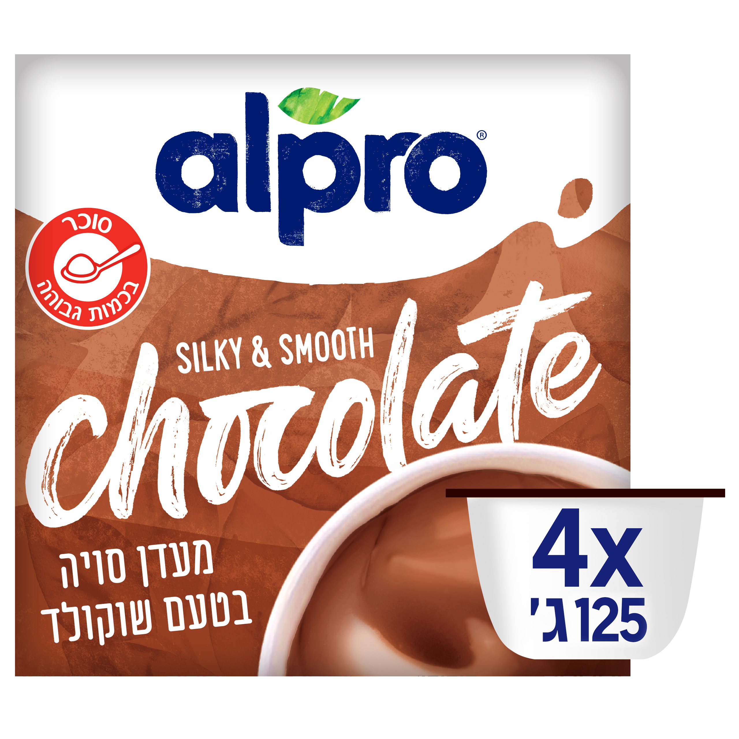אלפרו מעדן סויה שוקולד