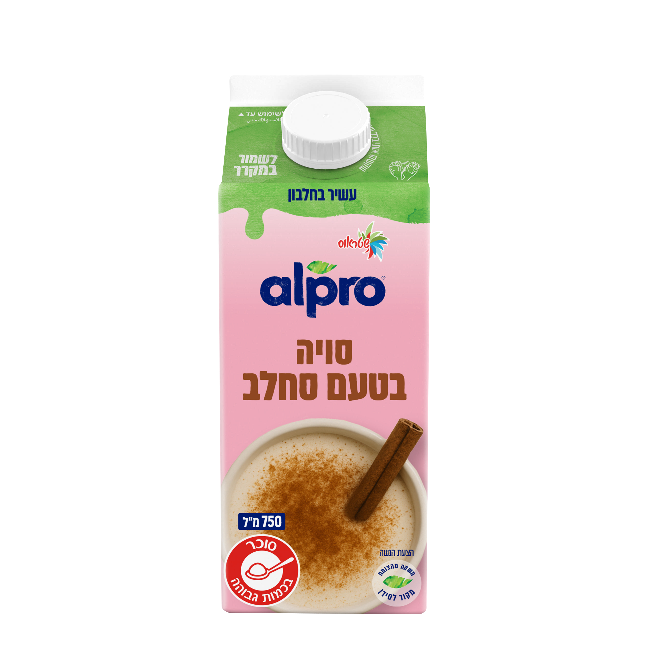 אלפרו משקה סויה בטעם סחלב