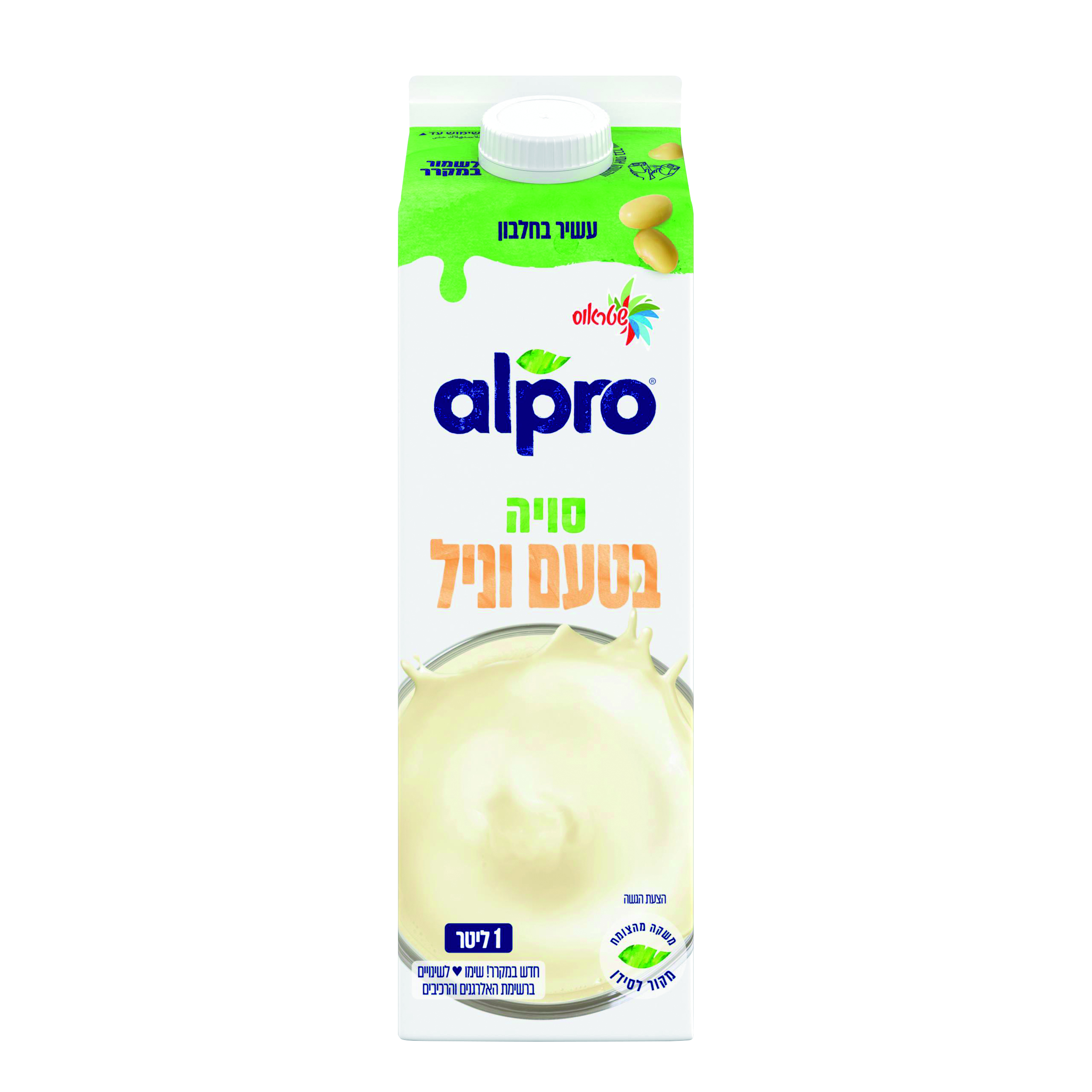 אלפרו משקה סויה וניל