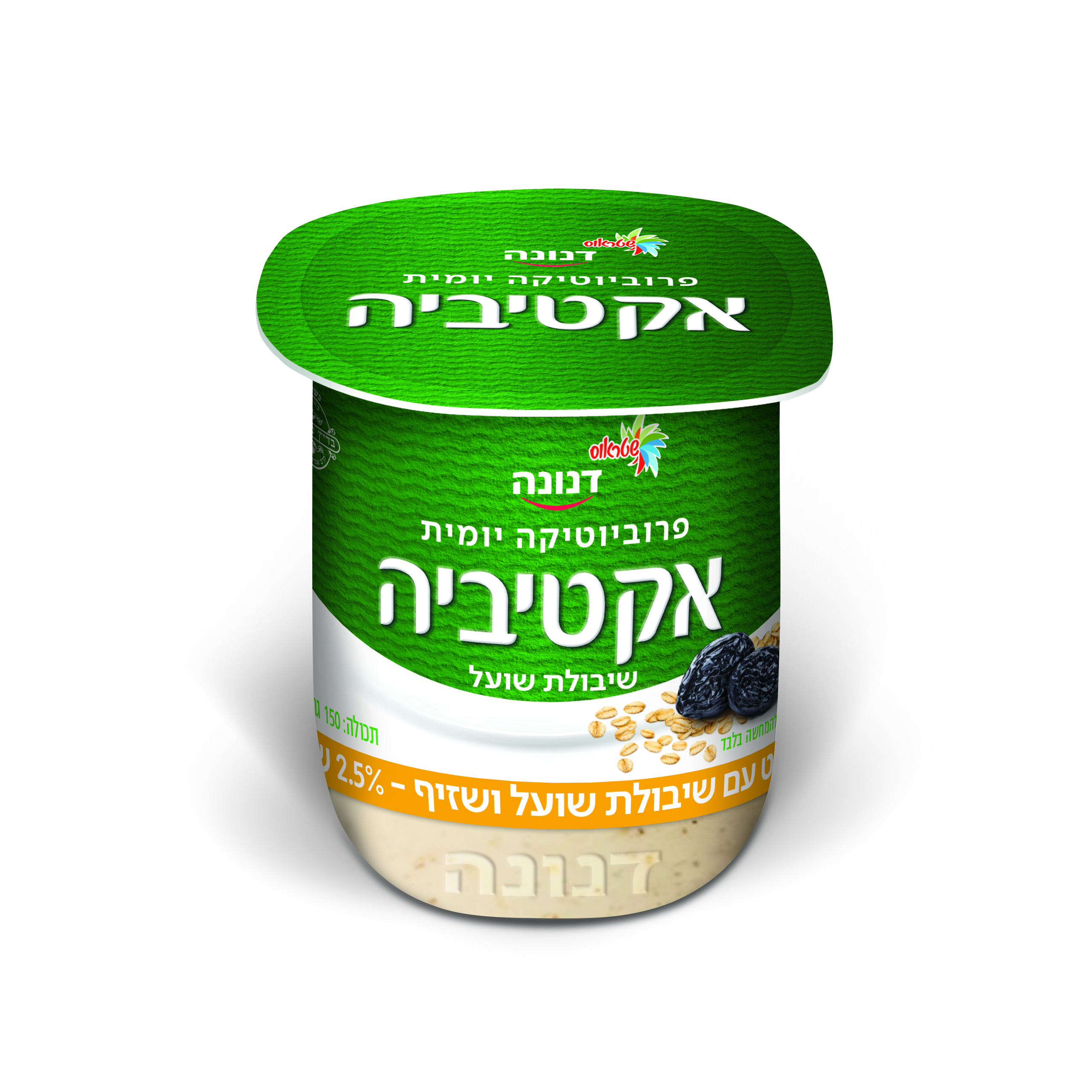 אקטיביה שיבולת שועל ושזיף