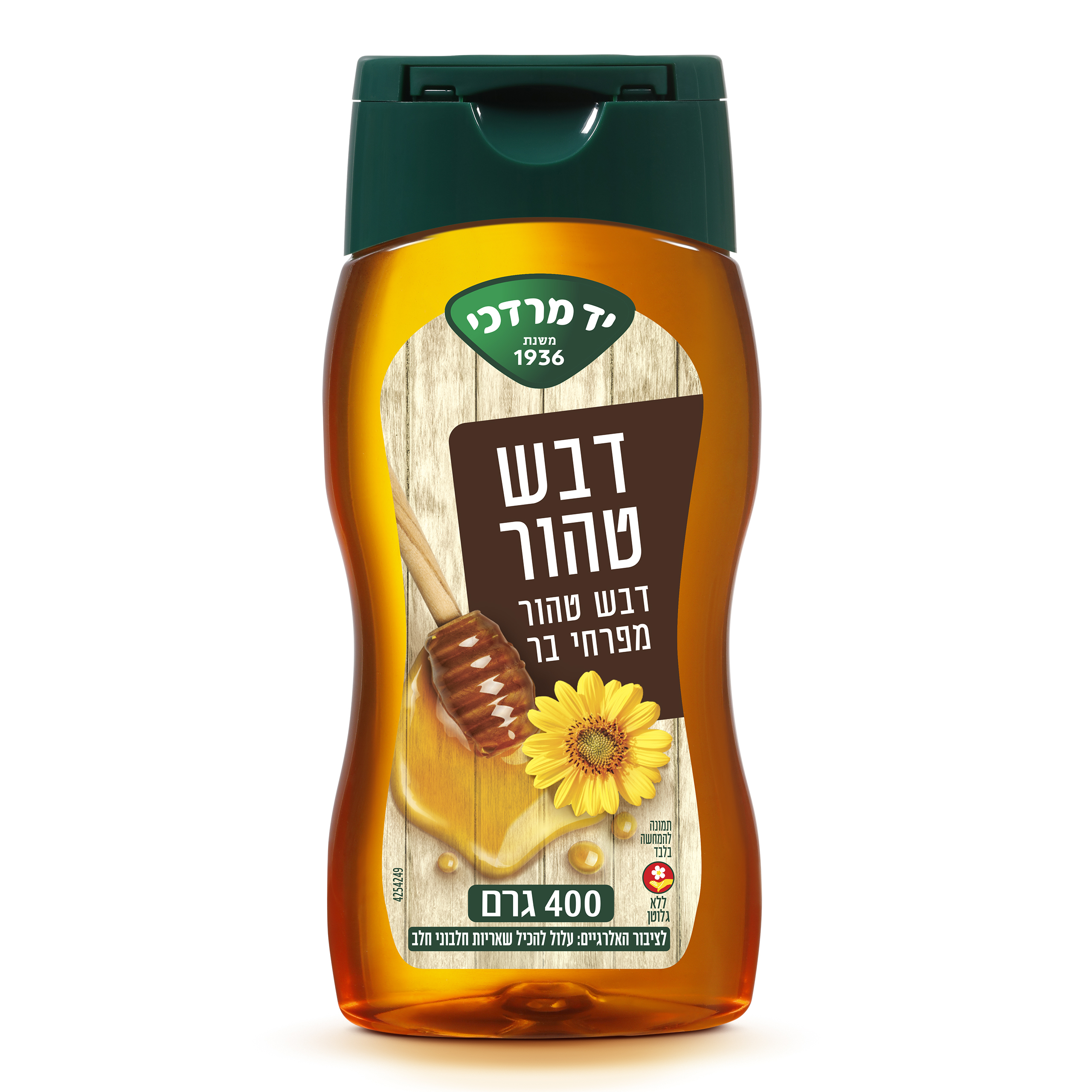 דבש טהור לחיץ 400 גרם