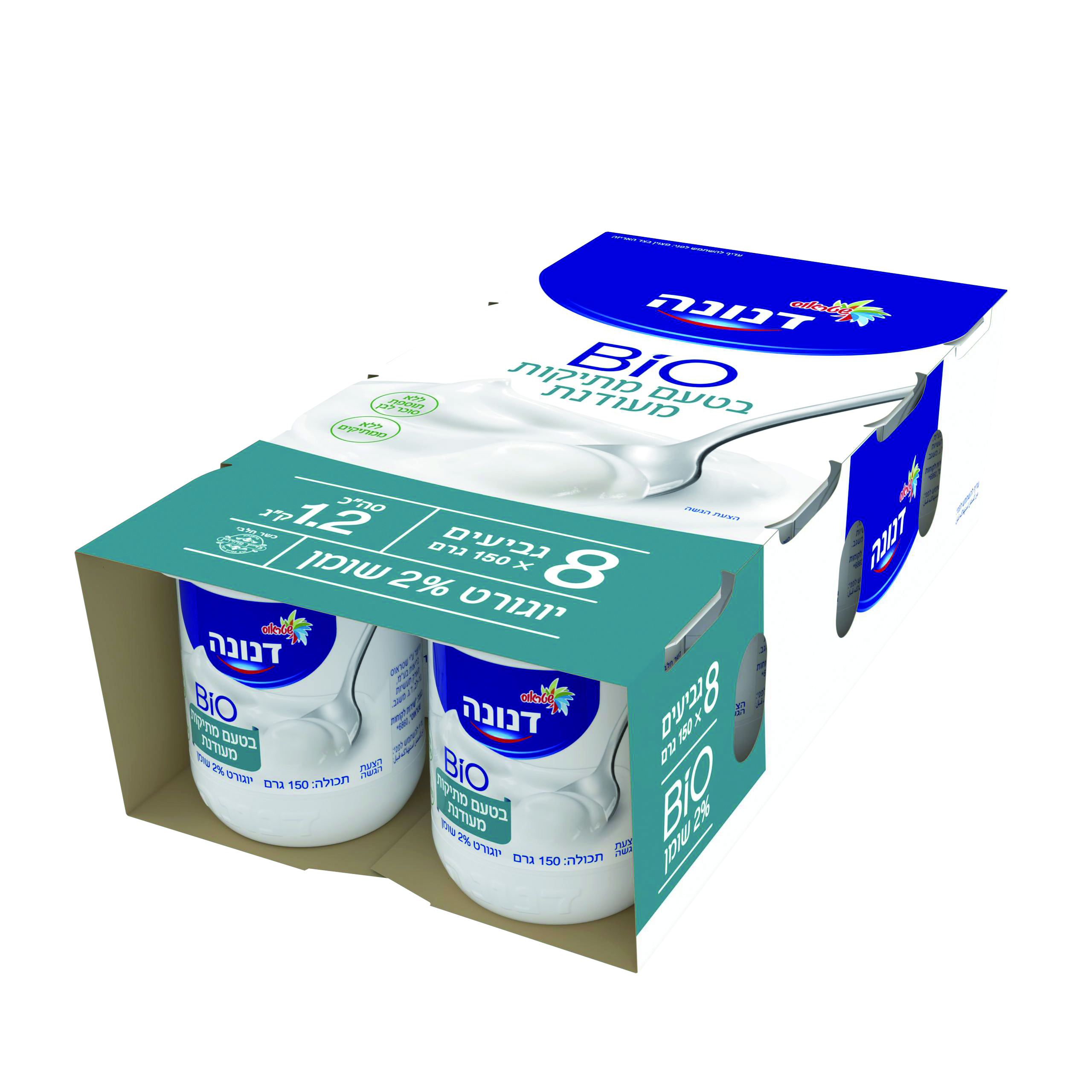 דנונה 8 מעודן ללא סוכר מוסף