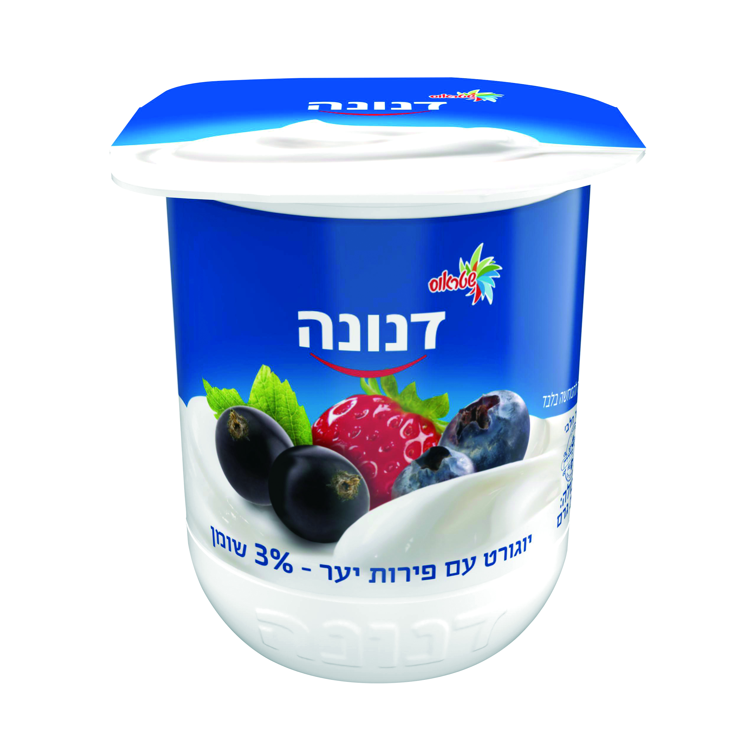 דנונה יוגורט פירות יער 3%