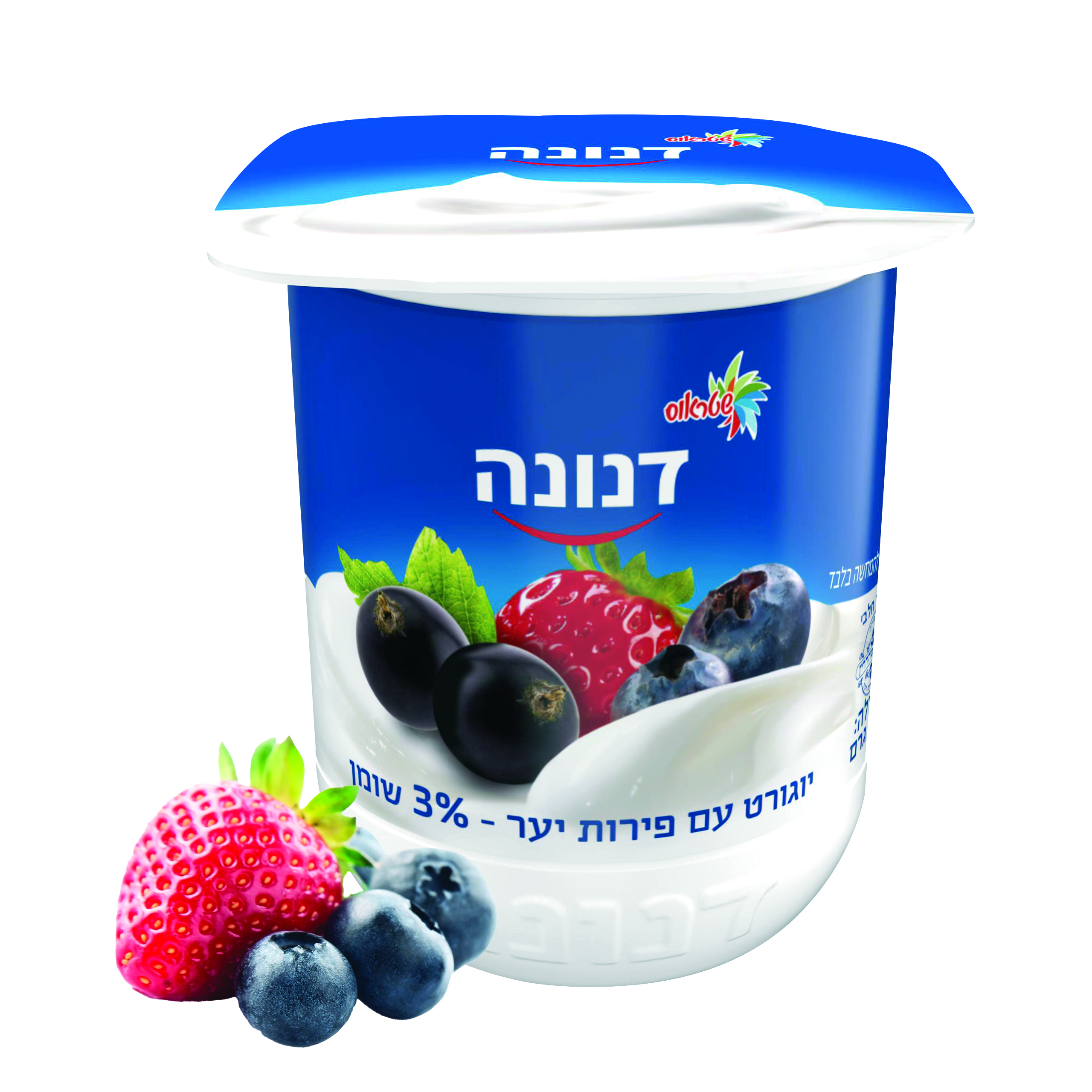 דנונה יוגורט פירות יער 3%