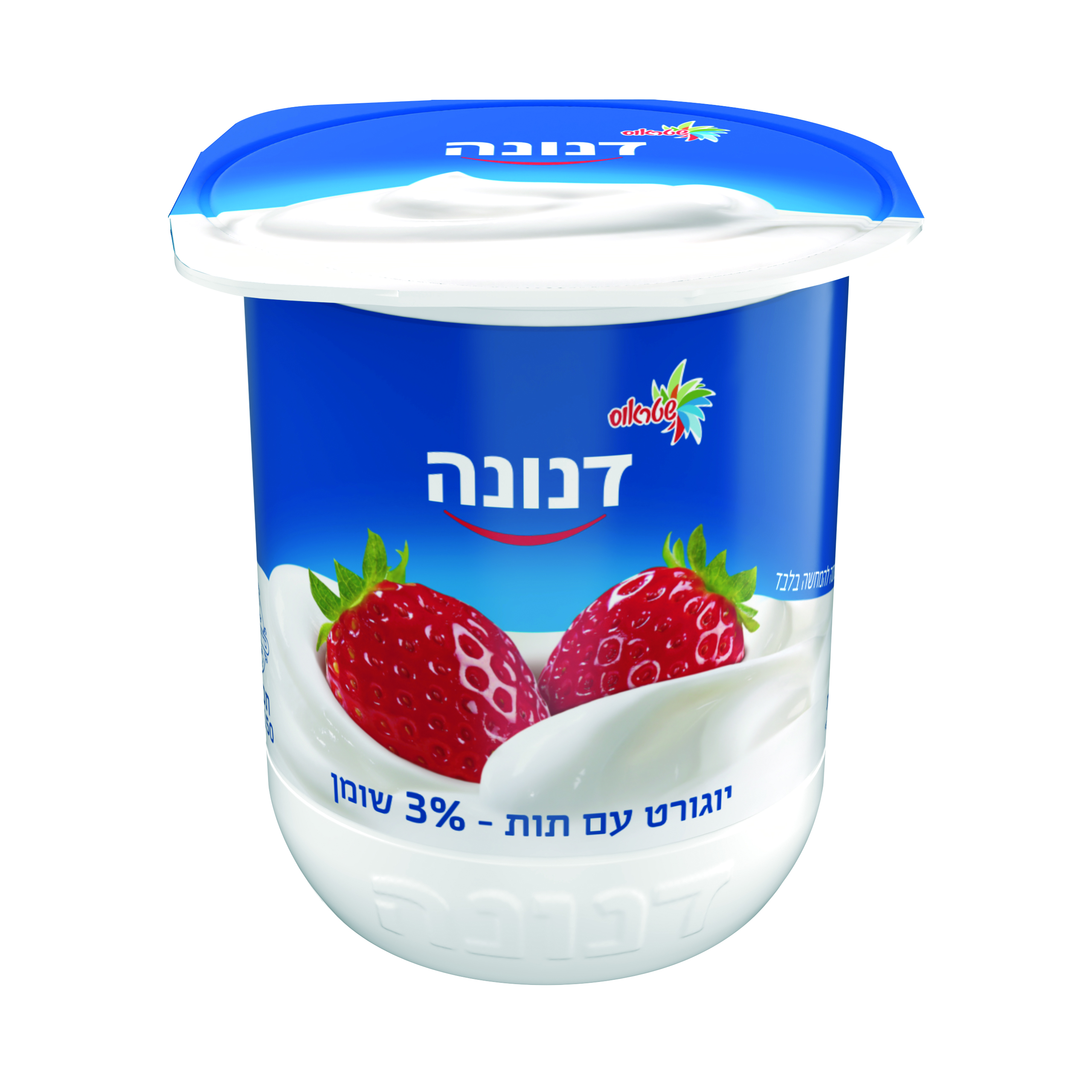 יוגורט דנונה תות עם 3%