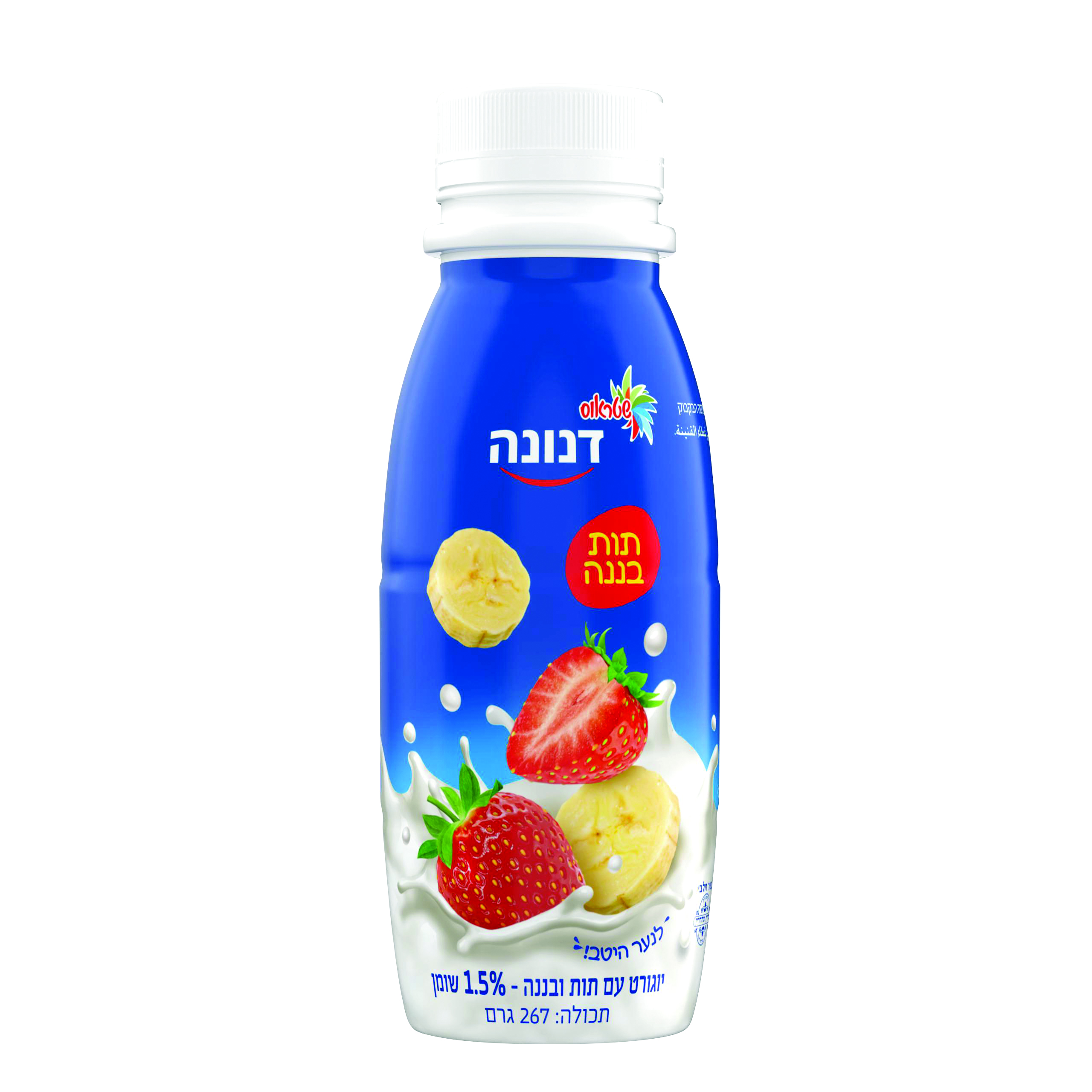 דנונה לשתייה תות בננה 1.5%