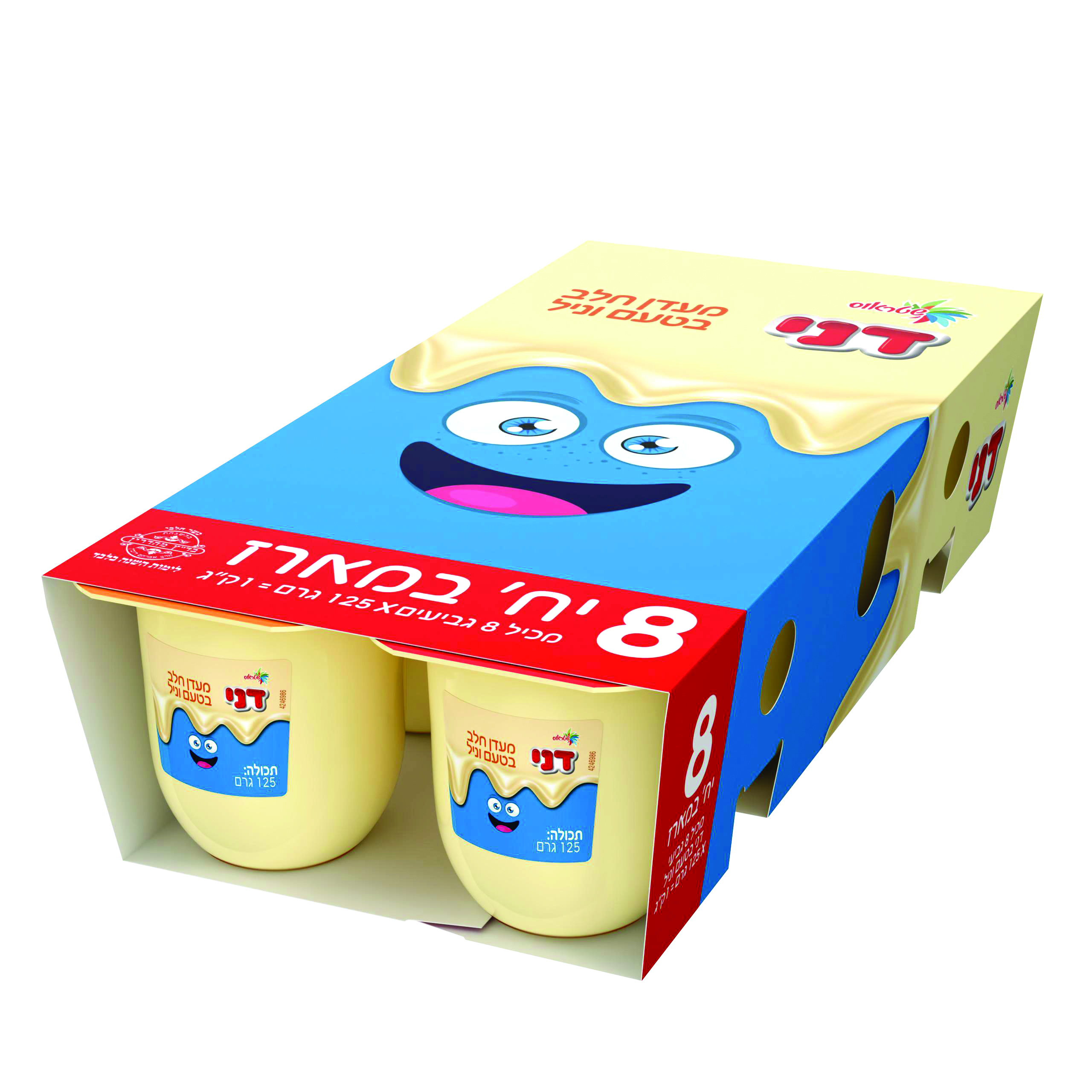 דני בטעם וניל 1.5% מארז