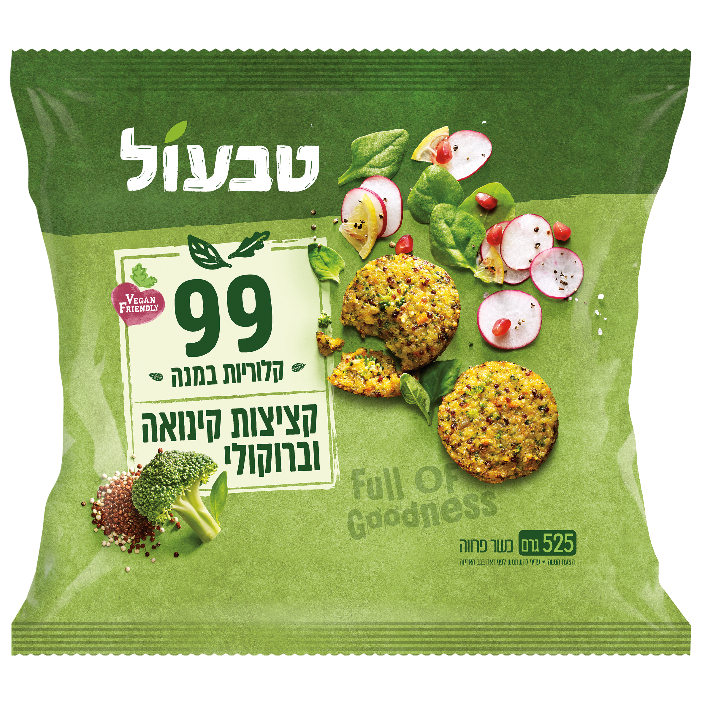 קציצות קינואה וברוקולי 99 קלוריות