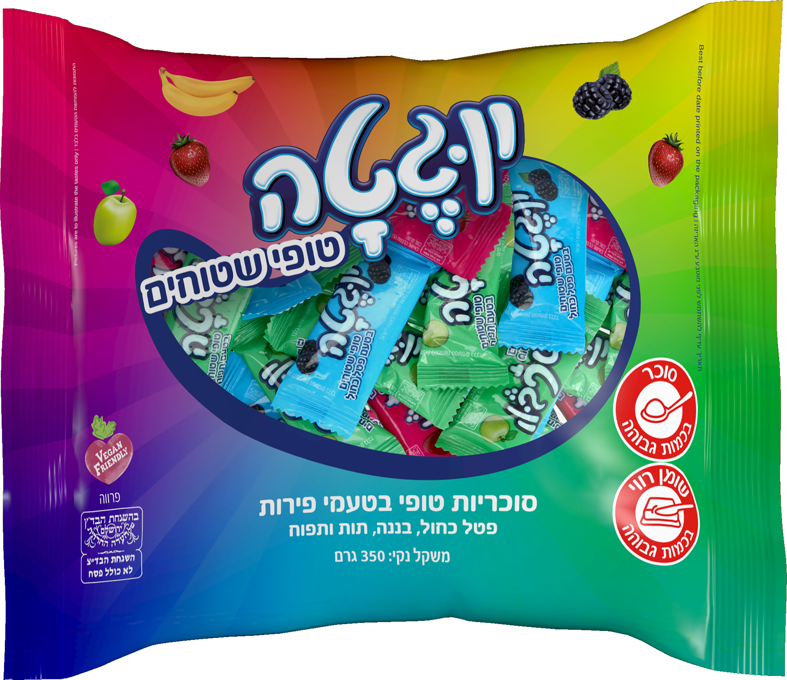 טופי שטוח פירות