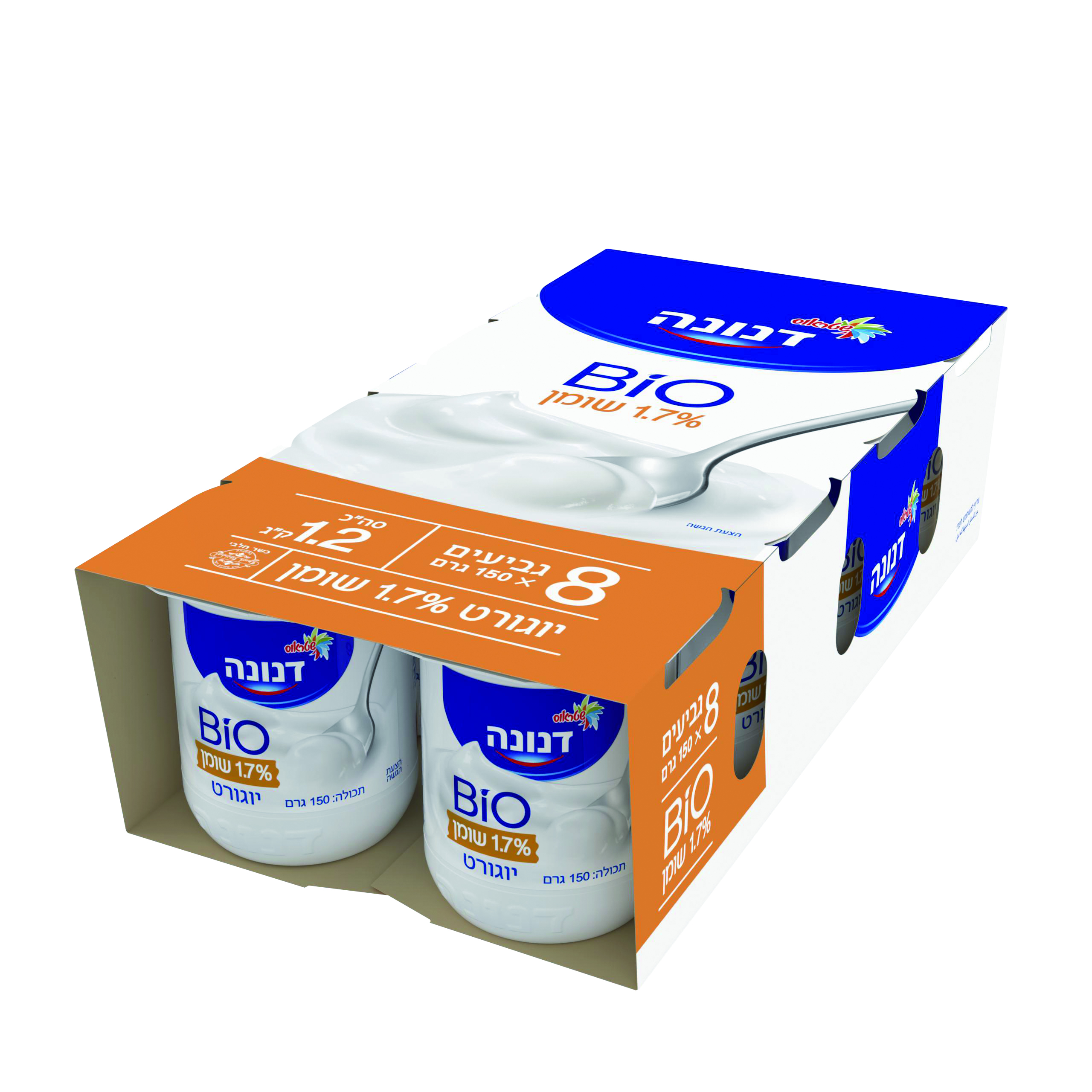 מארז 8 -דנונה 1.7% 150 ג