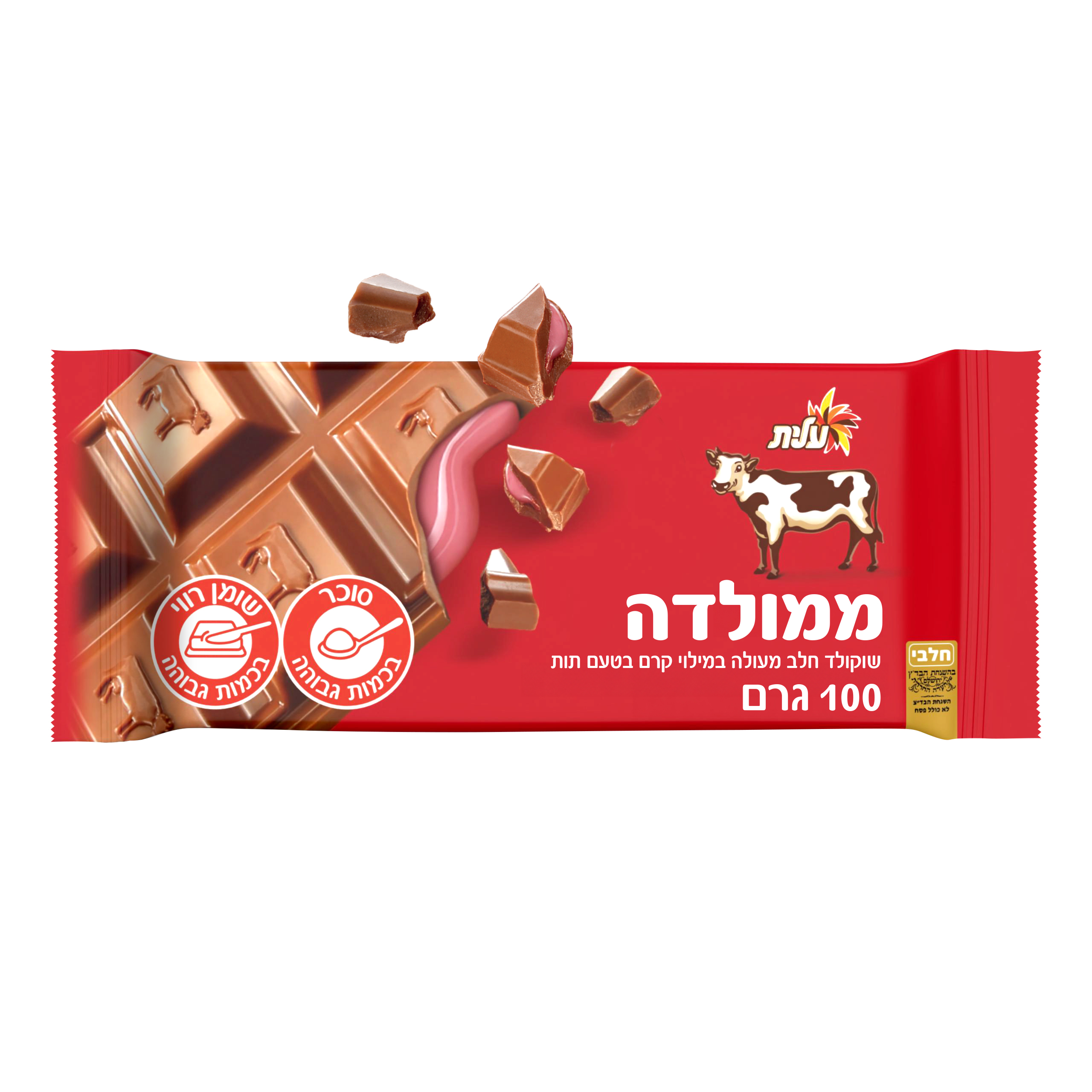 ממולדה שוקולד חלב תות