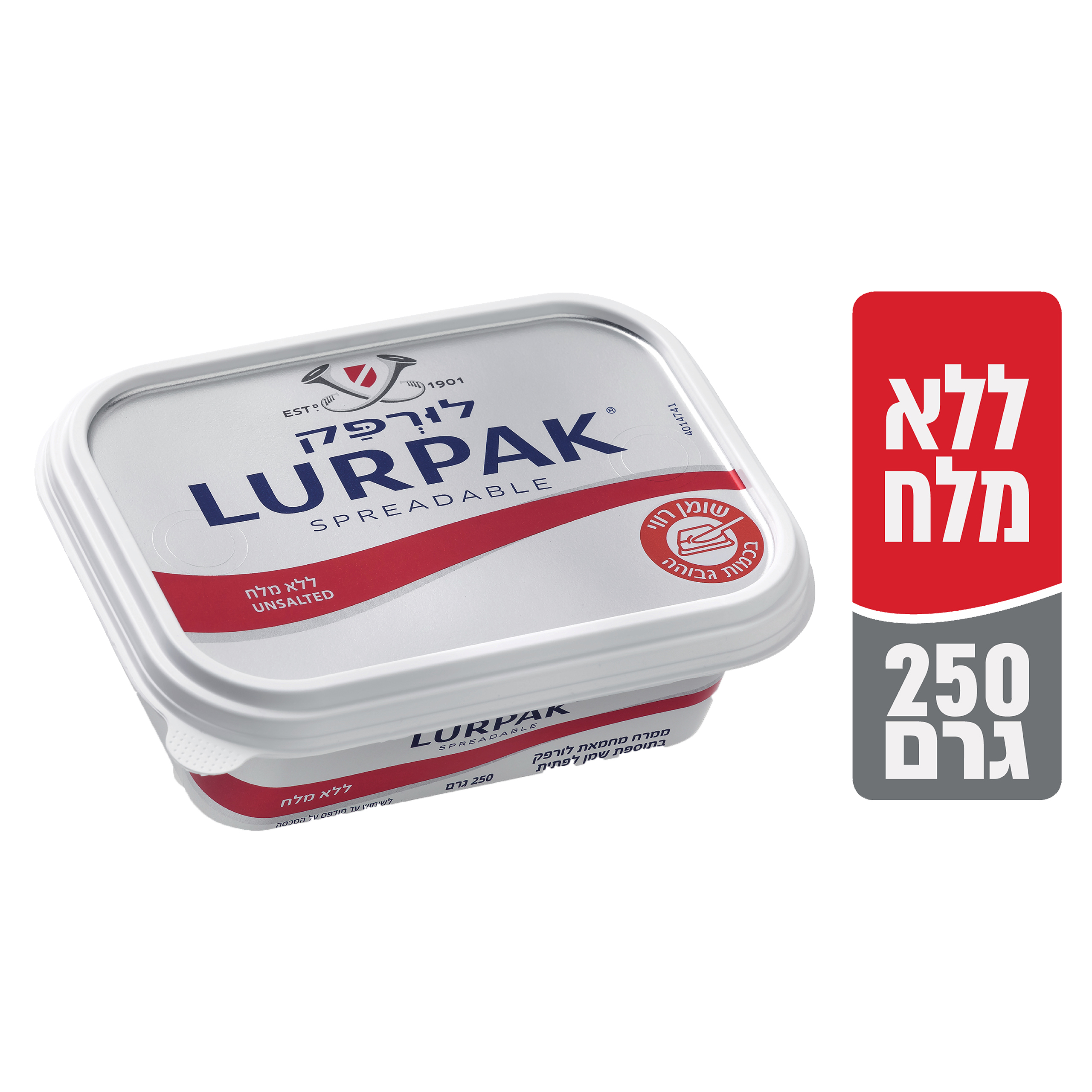 ממרח מחמאת לורפק ללא מלח250
