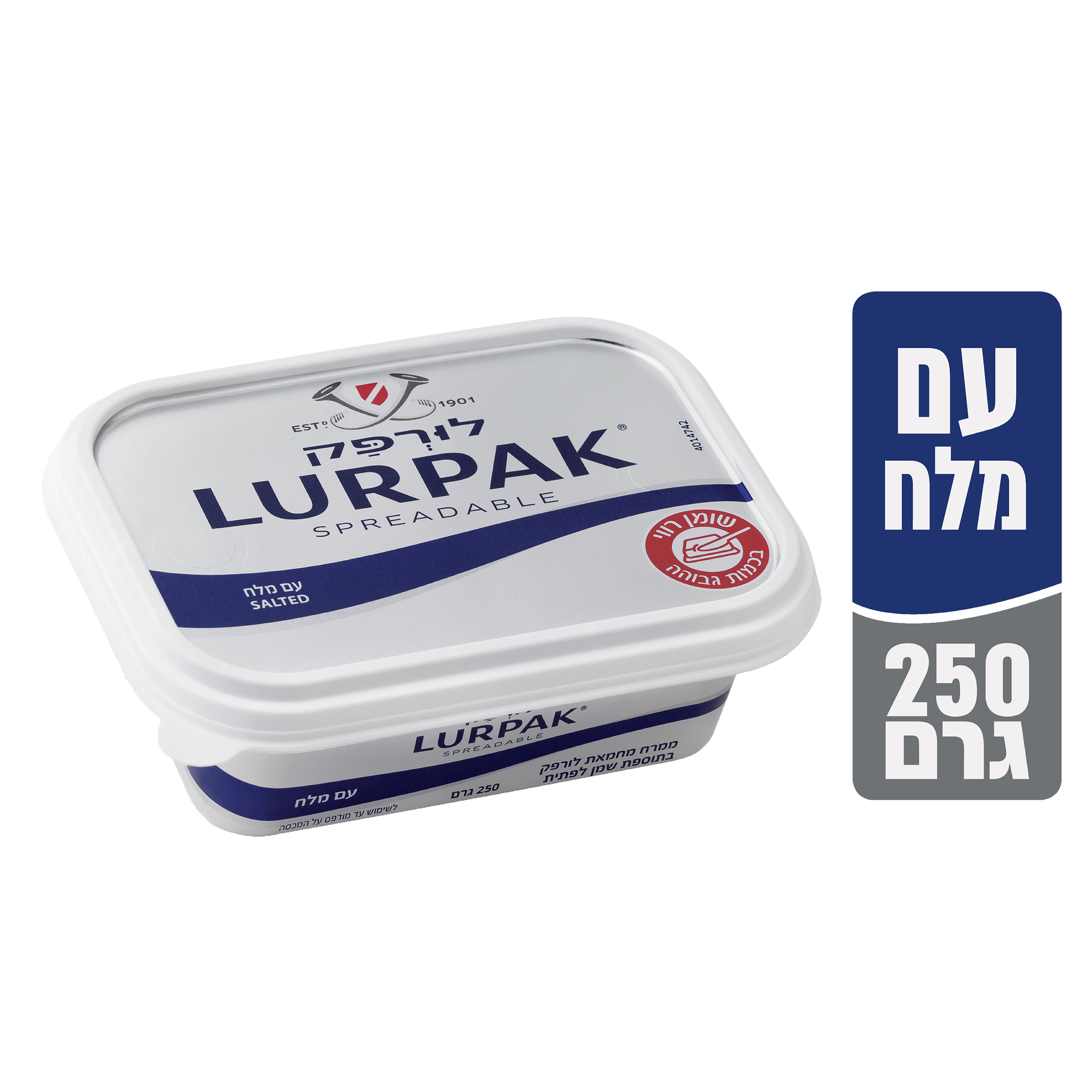 ממרח מחמאת לורפק עם מלח 250