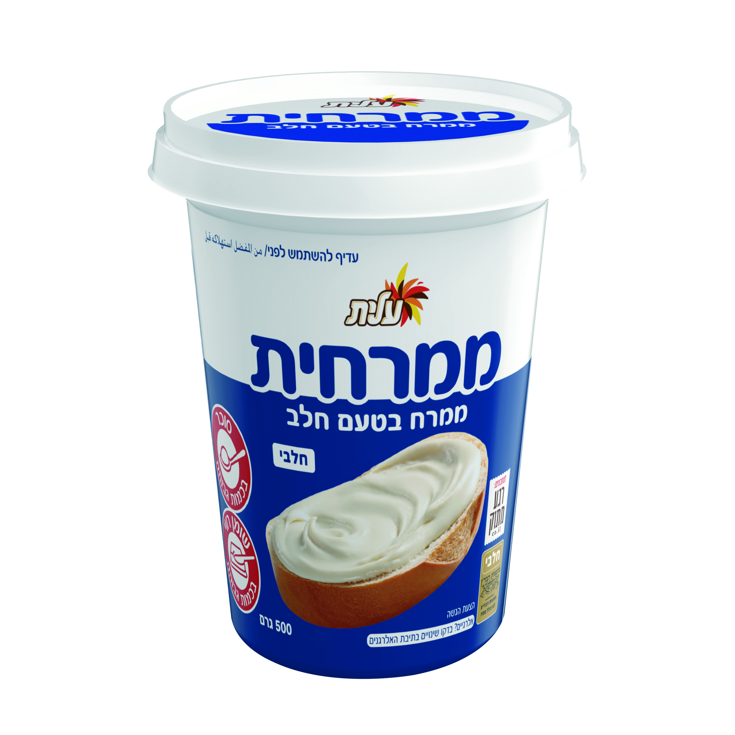 ממרחית בטעם חלב בד"צ 500 גרם