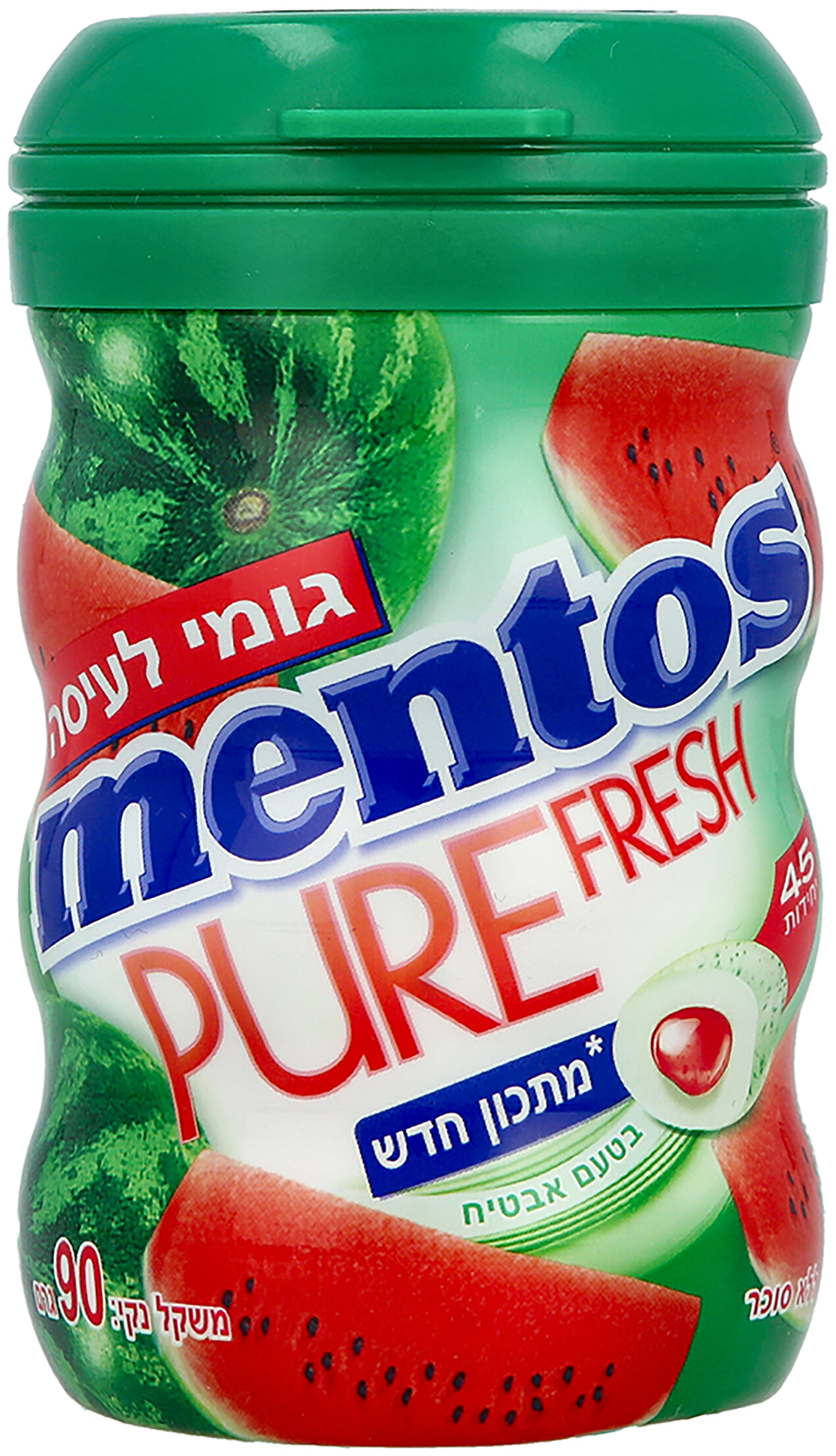 מסטיק ללא סוכר בטעם אבטיח