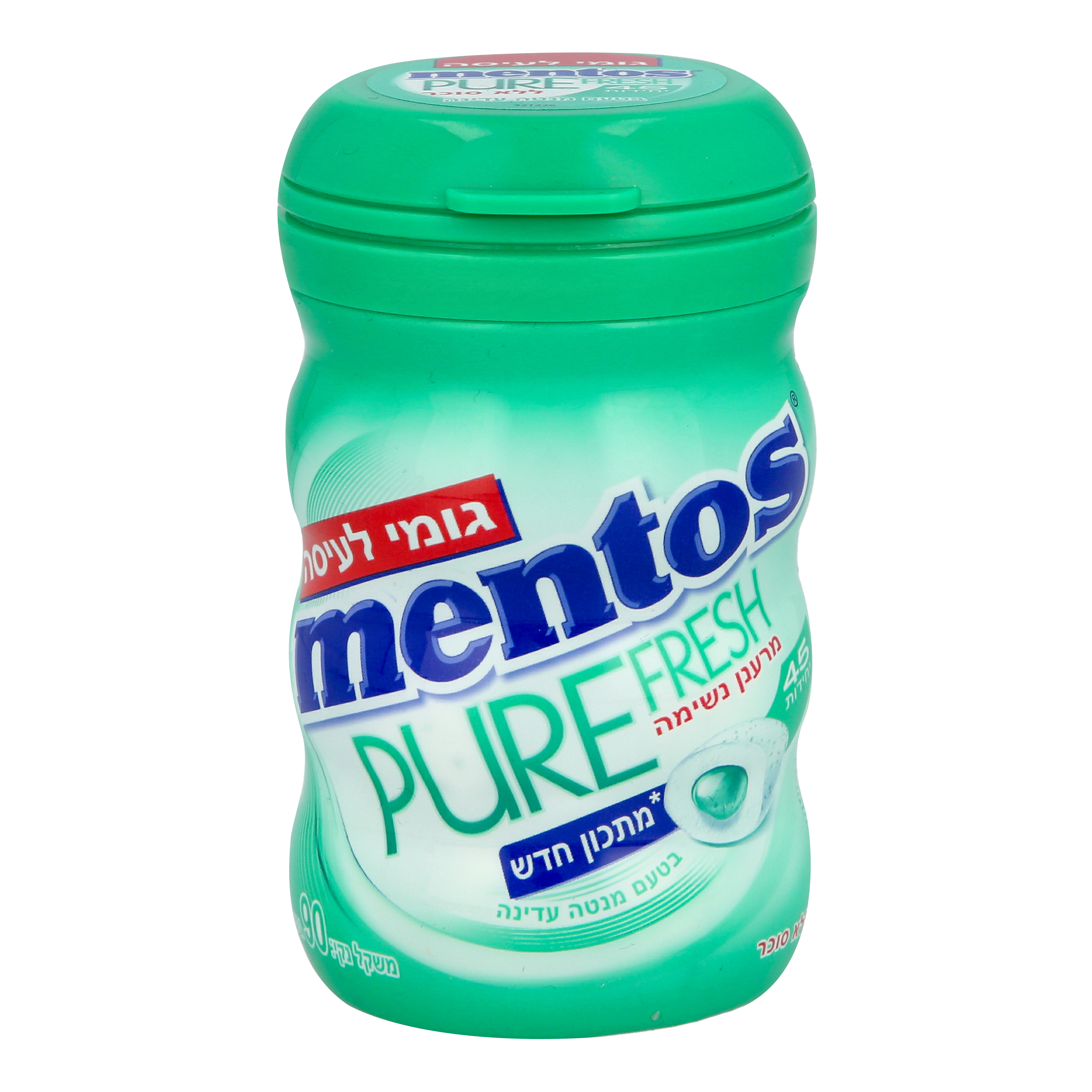 מסטיק ללא סוכר בטעם מנטה עדינה