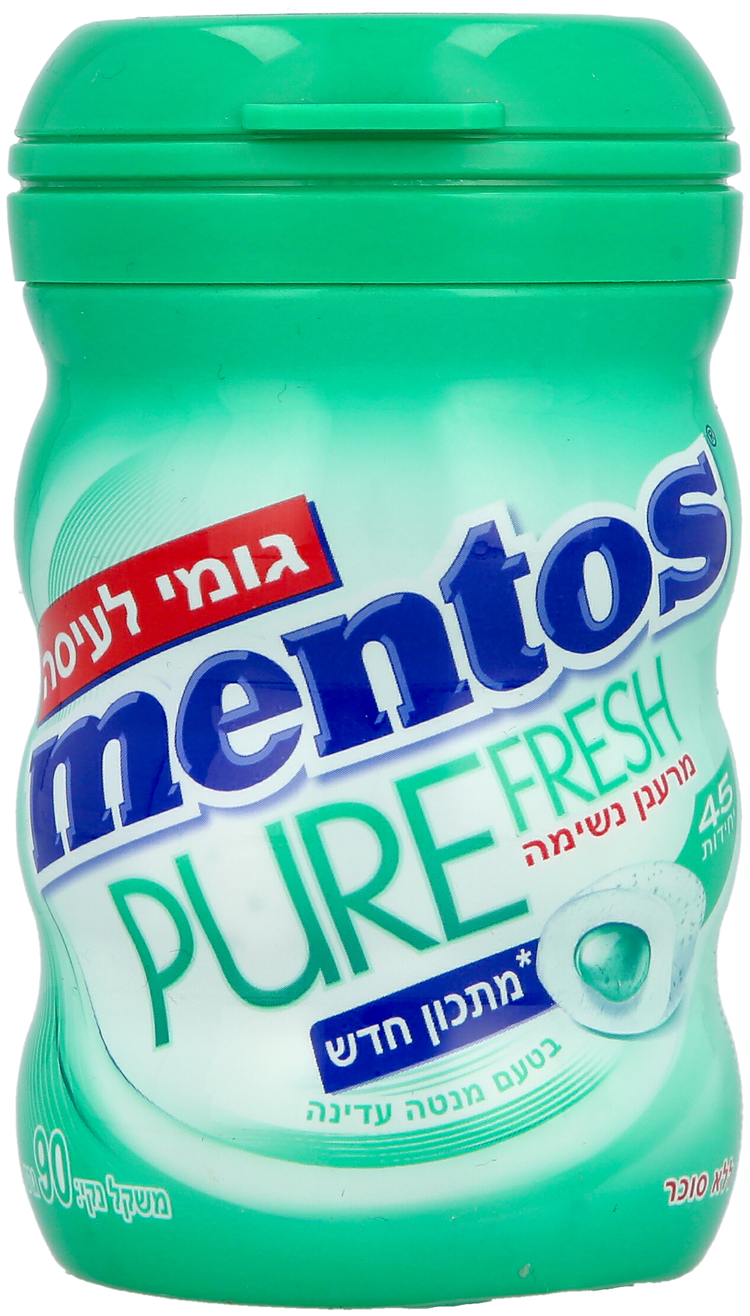 מסטיק ללא סוכר בטעם מנטה עדינה