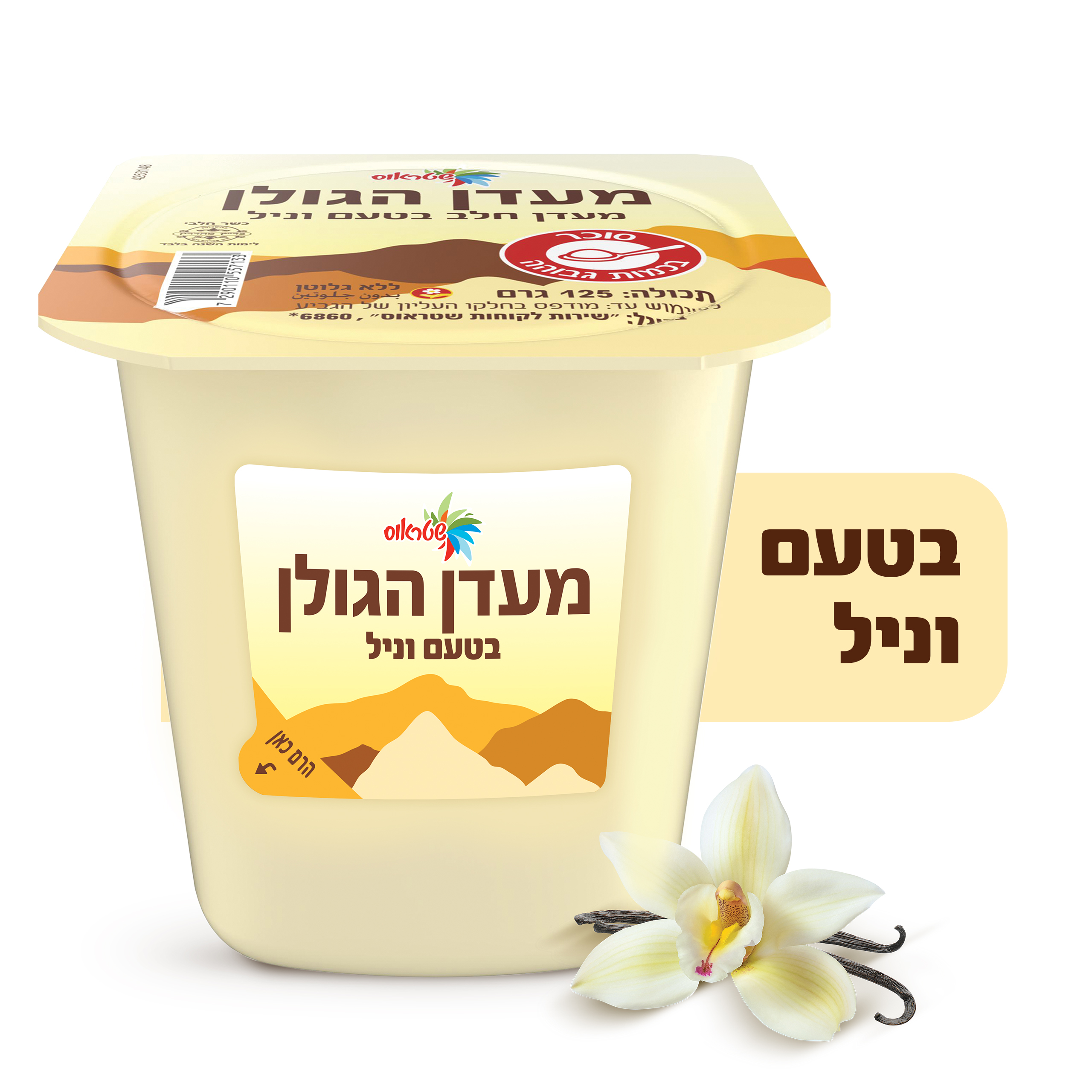 מעדן הגולן בטעם וניל