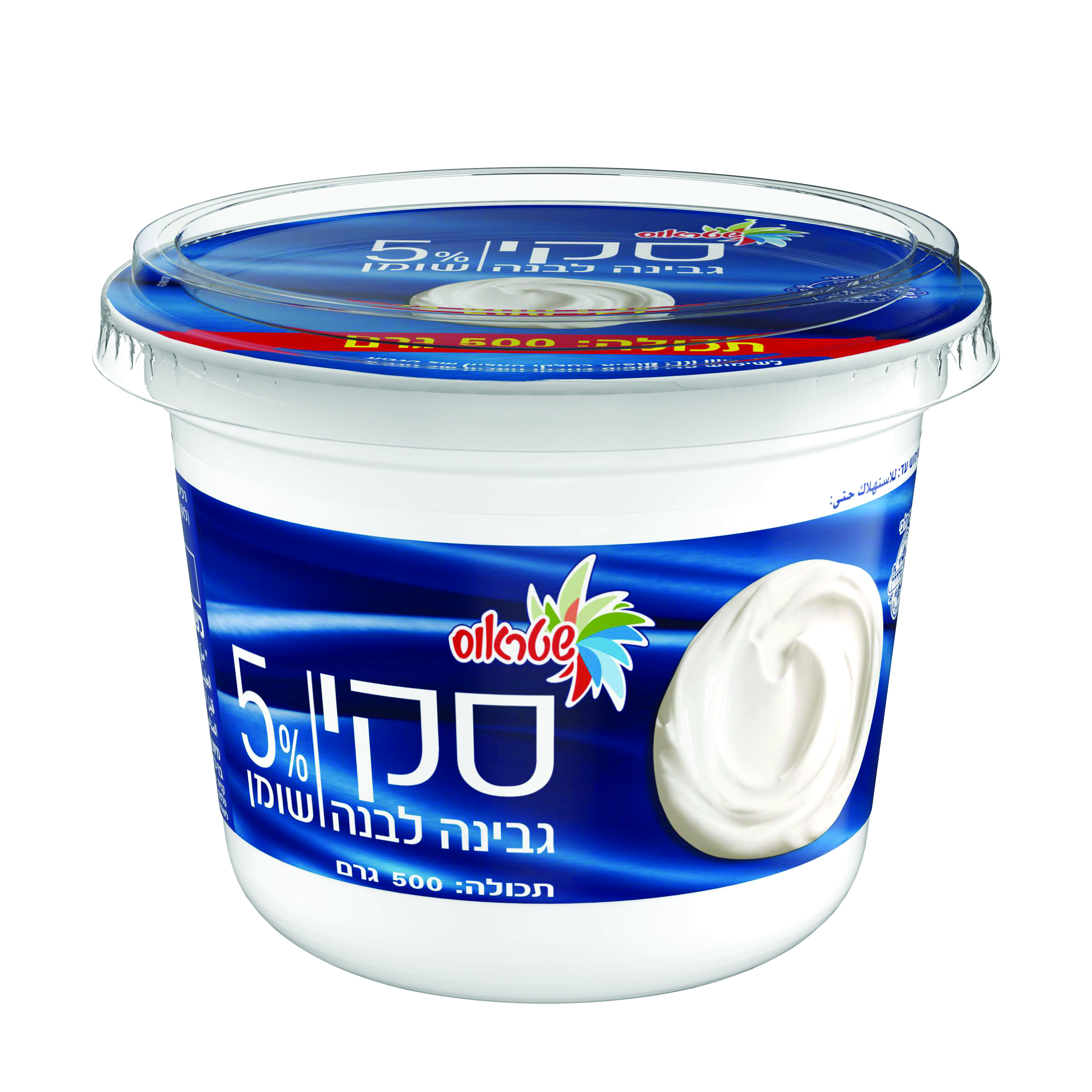 סקי גבינה לבנה 5% 500 גר