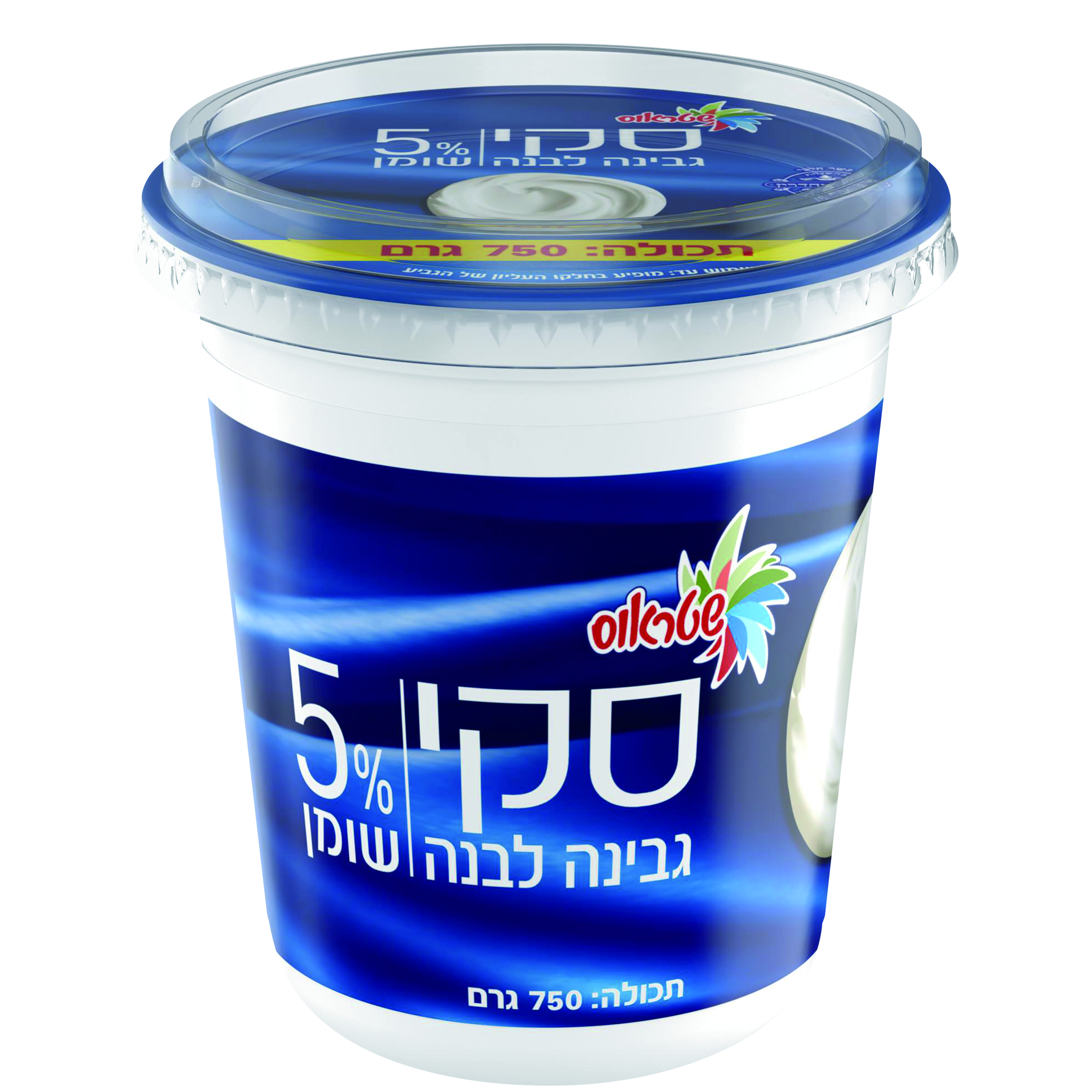 סקי גבינה לבנה 5% 750 גר