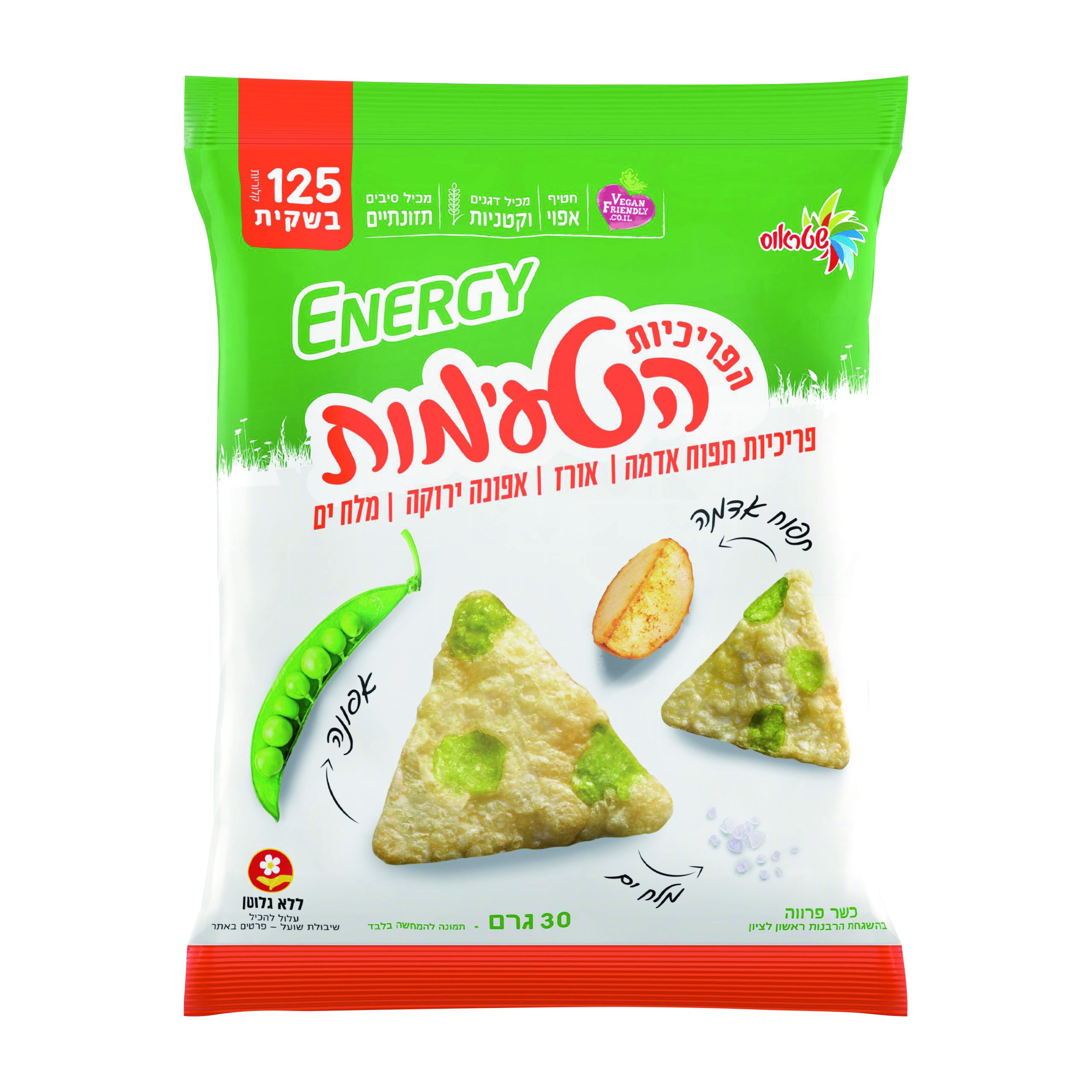פריכיות משולשות אפונה