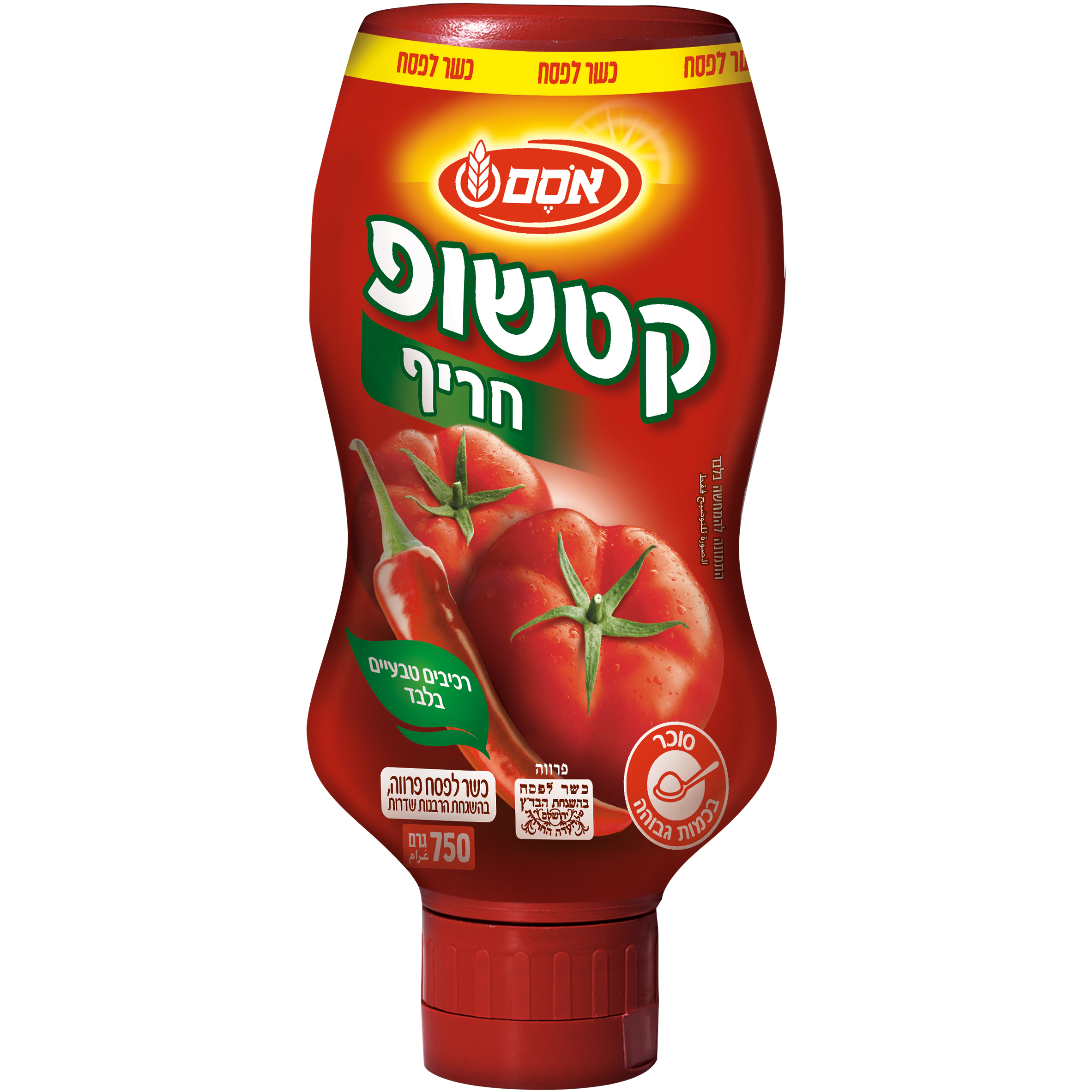 קטשופ חריף 750 גרם אסם