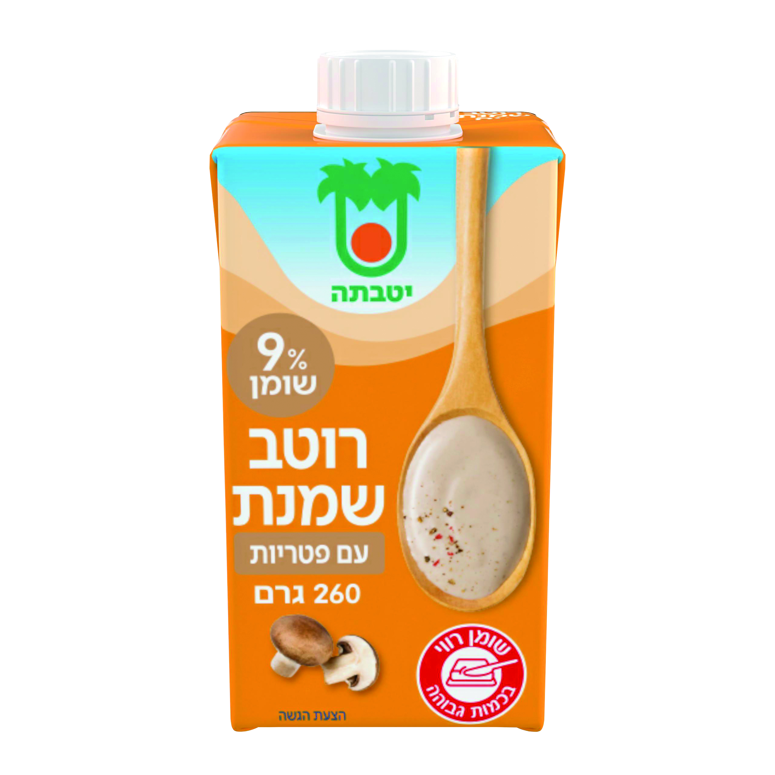 רוטב שמנת עם פטריות 9%