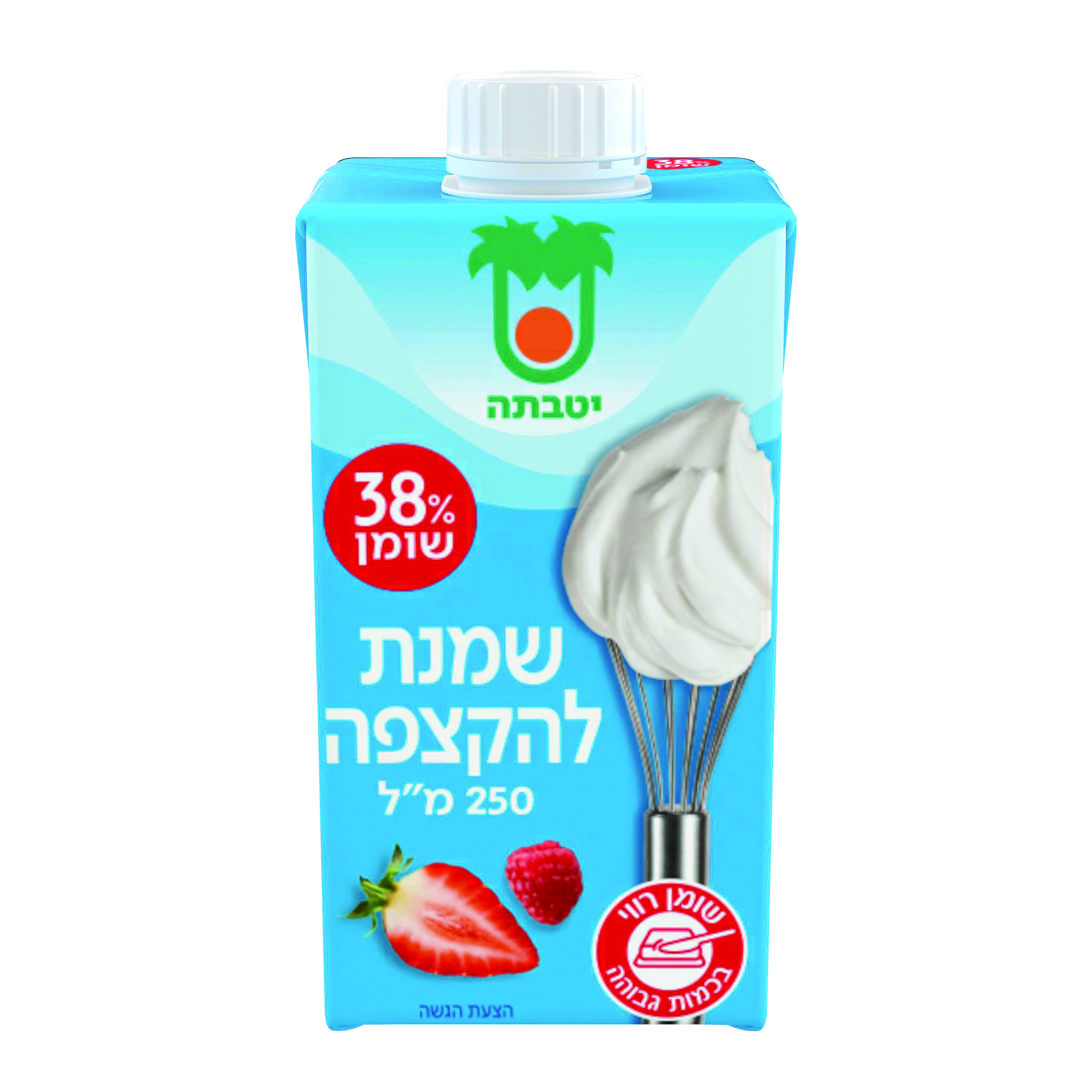 שמנת להקצפה יטבתה 38%