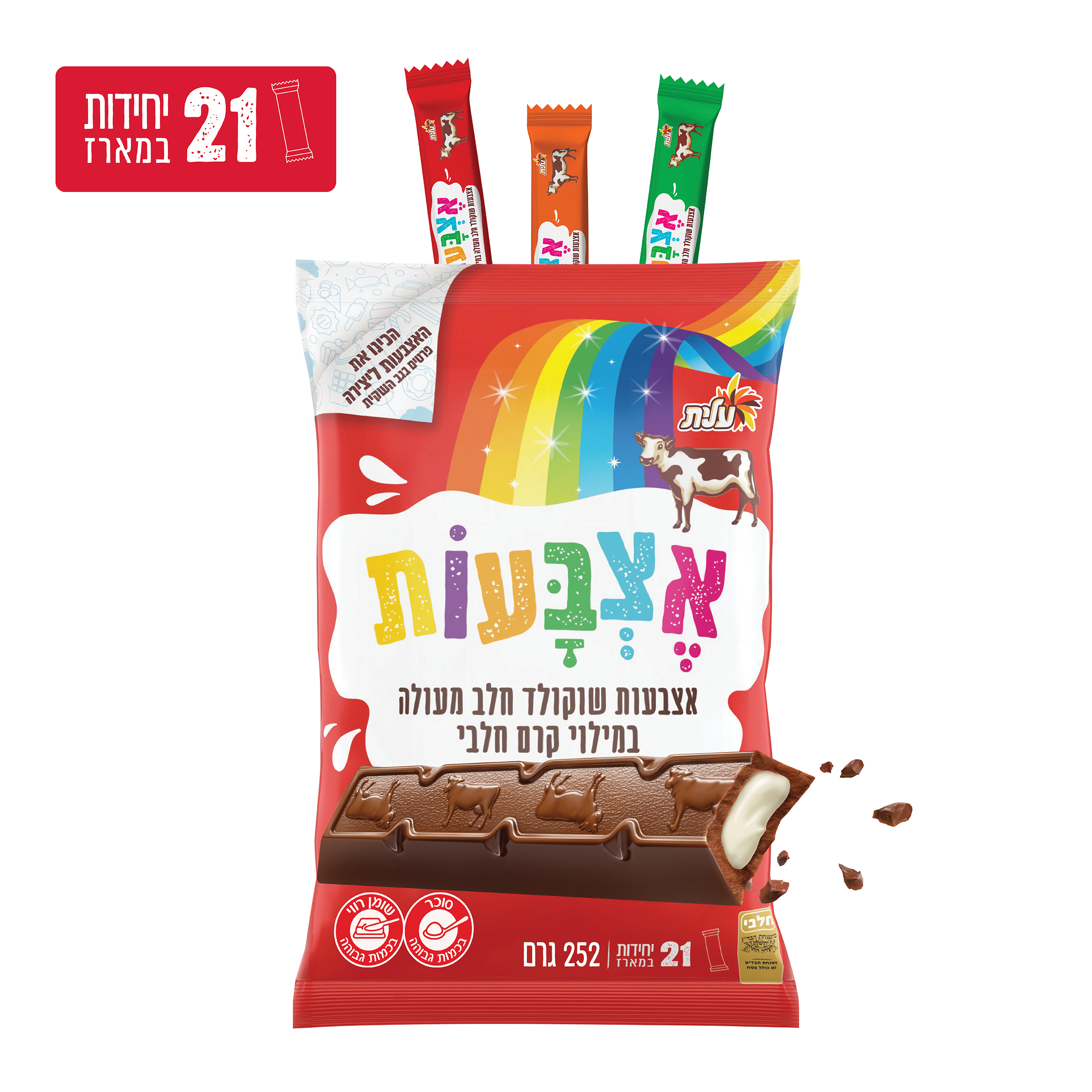 שקית אצבעות שוקולד בד"צ