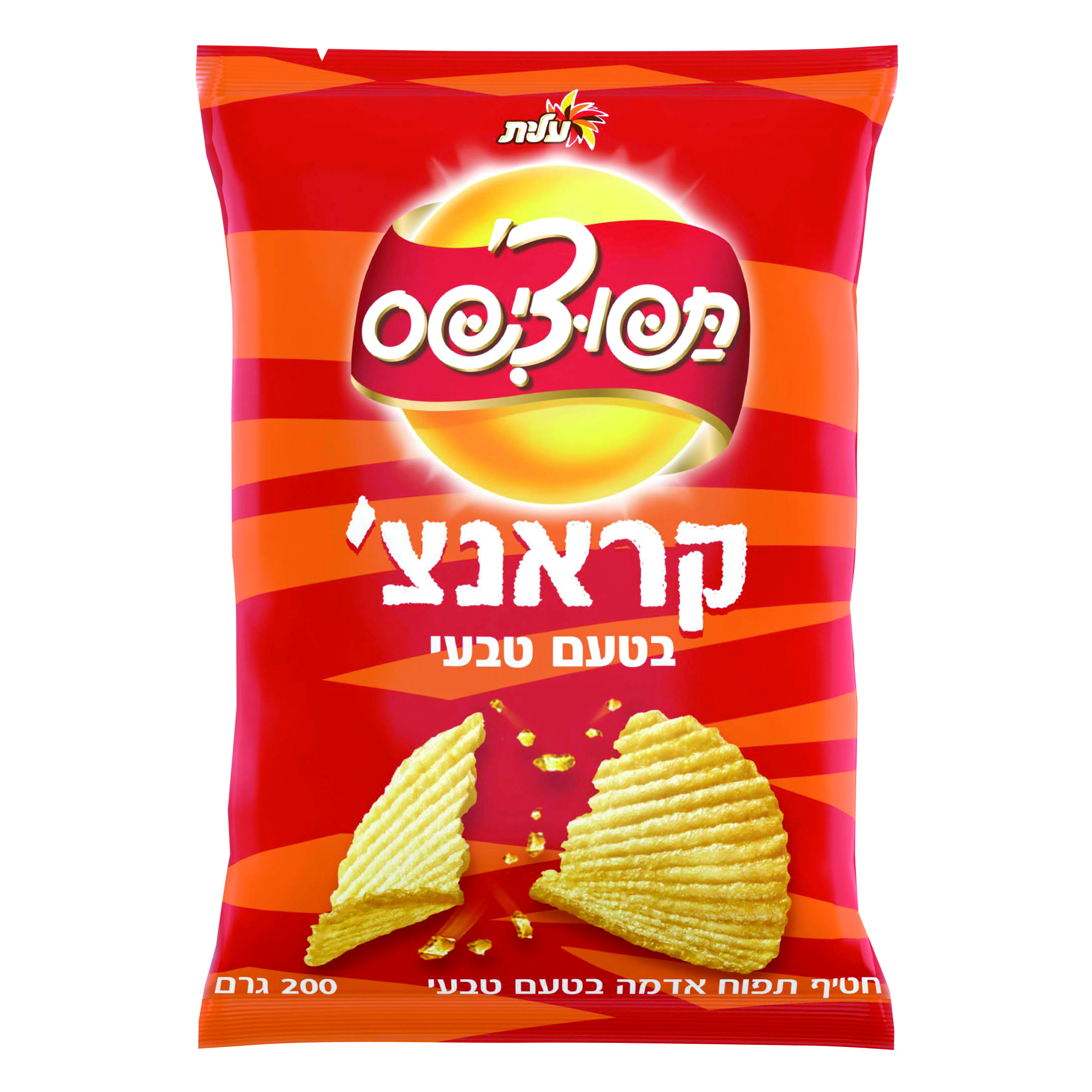 תפוצ'יפס טבעי 200 גר'